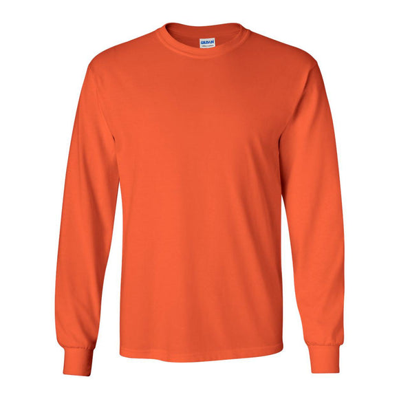 2400 Gildan Ultra Cotton® Long Sleeve T-Shirt Orange