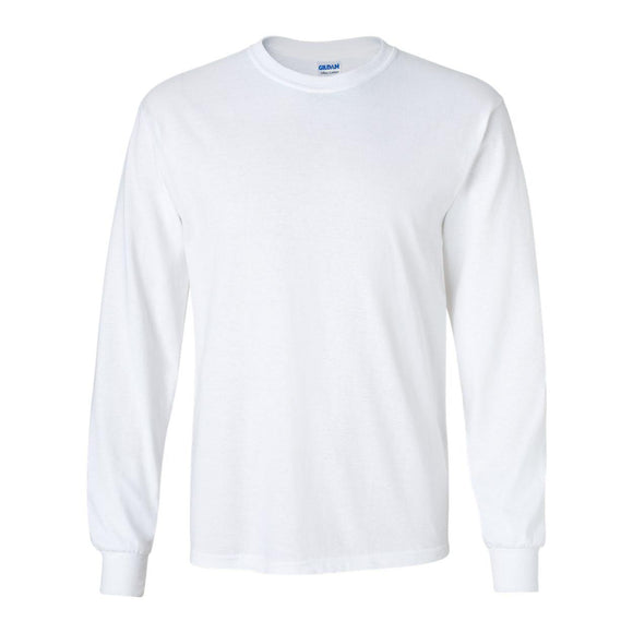 2400 Gildan Ultra Cotton® Long Sleeve T-Shirt White