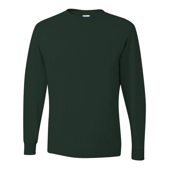 29LSR JERZEES Dri-Power® Long Sleeve 50/50 T-Shirt Forest Green