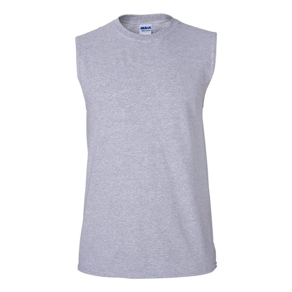 2700 Gildan Ultra Cotton® Sleeveless T-Shirt Sport Grey