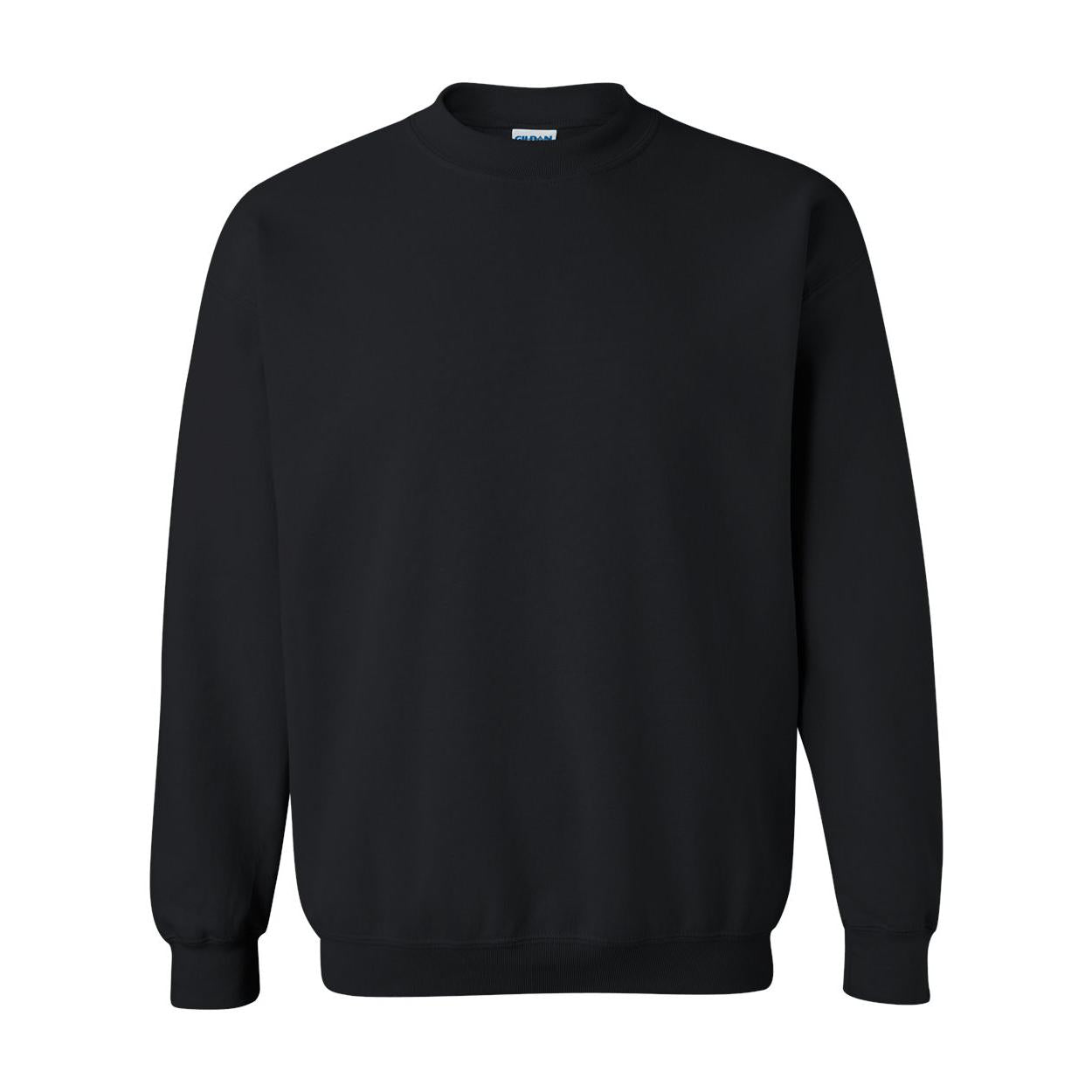 18000 Gildan Heavy Blend™ Crewneck Sweatshirt Black – Detail