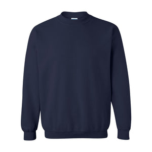 18000 Gildan Heavy Blend™ Crewneck Sweatshirt Navy – Detail Basics