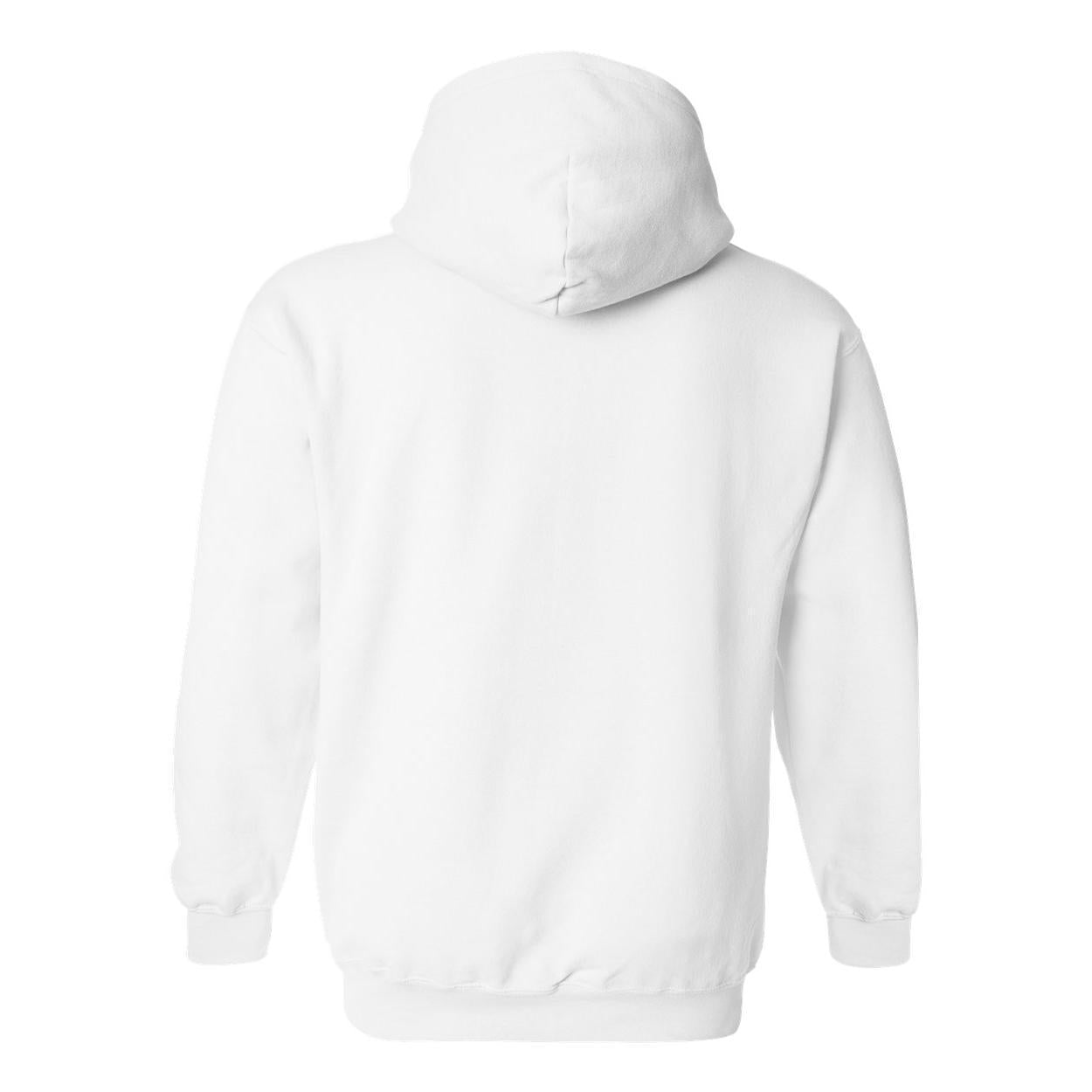 18500 Gildan Heavy Blend™ Hooded Sweatshirt White – Detail Basics
