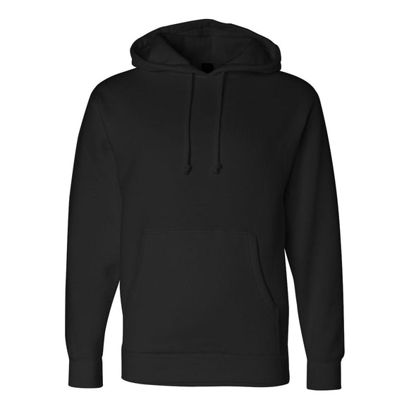 IND4000 Independent Trading Co. Heavyweight Hooded Sweatshirt Black