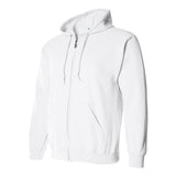 18600 Gildan Heavy Blend™ Full-Zip Hooded Sweatshirt White