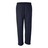 12300 Gildan DryBlend® Open-Bottom Sweatpants with Pockets Navy