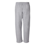 12300 Gildan DryBlend® Open-Bottom Sweatpants with Pockets Sport Grey
