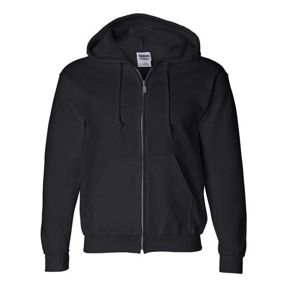 12600 Gildan DryBlend® Full-Zip Hooded Sweatshirt Black