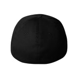 5001 Flexfit V-Flexfit® Cotton Twill Cap Black