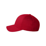 5001 Flexfit V-Flexfit® Cotton Twill Cap Red