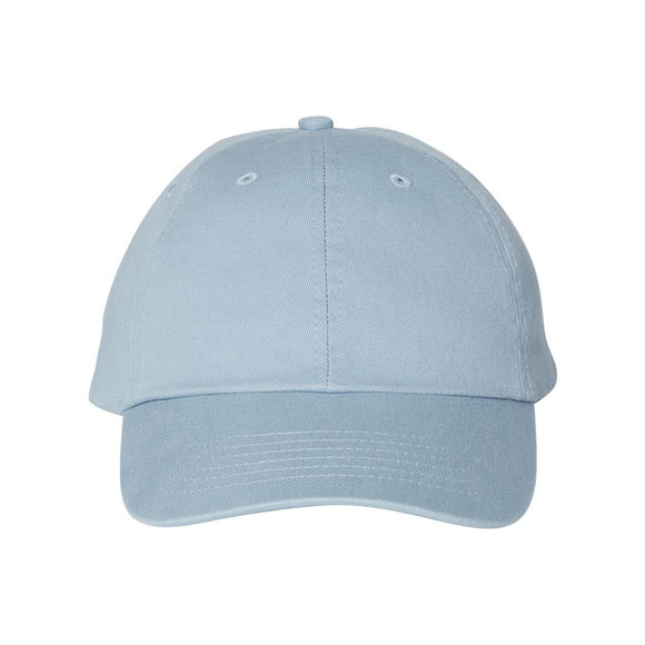 VC300A Valucap Adult Bio-Washed Classic Dad Hat Baby Blue