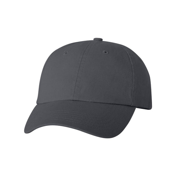 VC300A Valucap Adult Bio-Washed Classic Dad Hat Charcoal