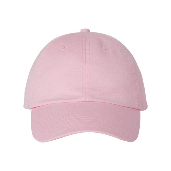 VC300A Valucap Adult Bio-Washed Classic Dad Hat Light Pink