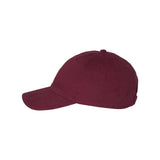 VC300A Valucap Adult Bio-Washed Classic Dad Hat Maroon