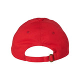 VC300A Valucap Adult Bio-Washed Classic Dad Hat Red