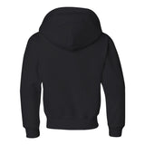 996YR JERZEES NuBlend® Youth Hooded Sweatshirt Black