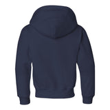 996YR JERZEES NuBlend® Youth Hooded Sweatshirt J. Navy
