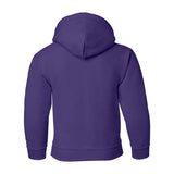 18500B Gildan Heavy Blend™ Youth Hooded Sweatshirt Purple
