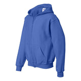 18600B Gildan Heavy Blend™ Youth Full-Zip Hooded Sweatshirt Royal