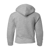 18600B Gildan Heavy Blend™ Youth Full-Zip Hooded Sweatshirt Sport Grey