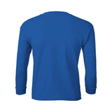 2400B Gildan Ultra Cotton® Youth Long Sleeve T-Shirt Royal
