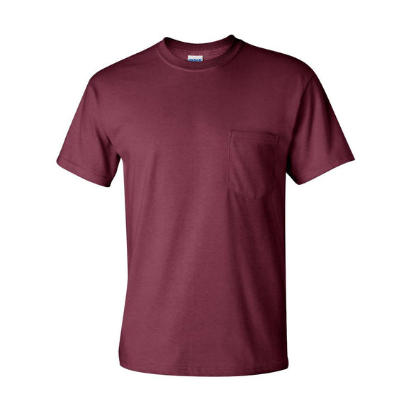 2300 Gildan Ultra Cotton® Pocket T-Shirt Maroon