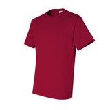 29MPR JERZEES Dri-Power® 50/50 T-Shirt with a Pocket True Red
