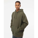IND4000 Independent Trading Co. Heavyweight Hooded Sweatshirt Army
