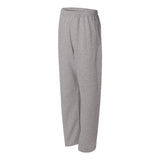 974MPR JERZEES NuBlend® Open-Bottom Sweatpants with Pockets Oxford