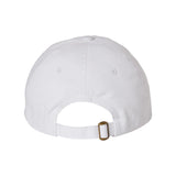 VC300A Valucap Adult Bio-Washed Classic Dad Hat White
