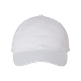 VC300A Valucap Adult Bio-Washed Classic Dad Hat White