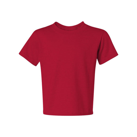 29BR JERZEES Dri-Power® Youth 50/50 T-Shirt True Red