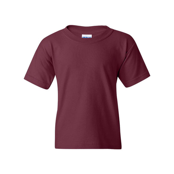 5000B Gildan Heavy Cotton™ Youth T-Shirt Maroon