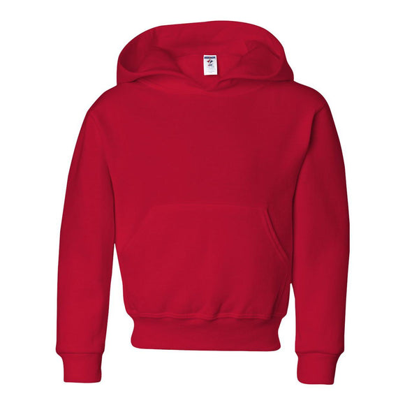 996YR JERZEES NuBlend® Youth Hooded Sweatshirt True Red