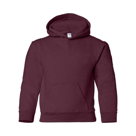 18500B Gildan Heavy Blend™ Youth Hooded Sweatshirt Maroon