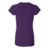 8701 BELLA + CANVAS Women's Sheer Mini Rib Tee Team Purple