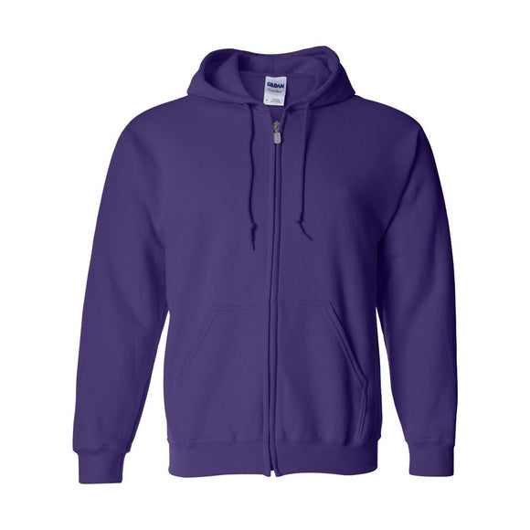 18600 Gildan Heavy Blend™ Full-Zip Hooded Sweatshirt Purple