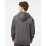 IND4000Z Independent Trading Co. Heavyweight Full-Zip Hooded Sweatshirt Solid Charcoal