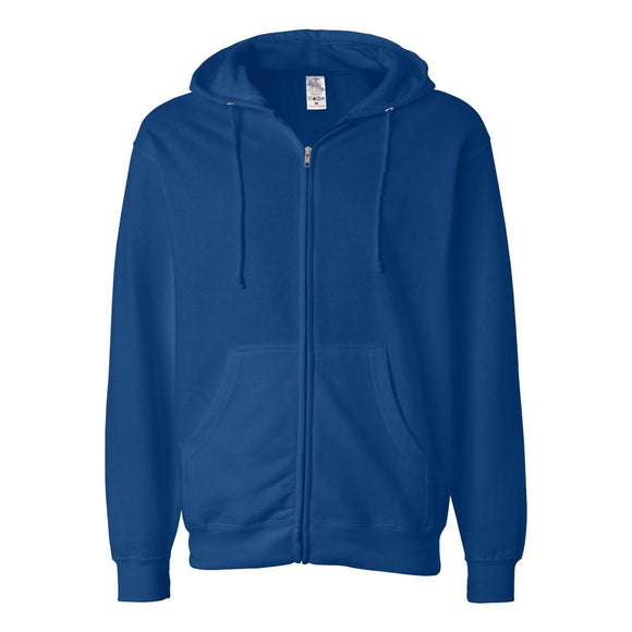 SS4500Z Independent Trading Co. Midweight Full-Zip Hooded Sweatshirt Royal