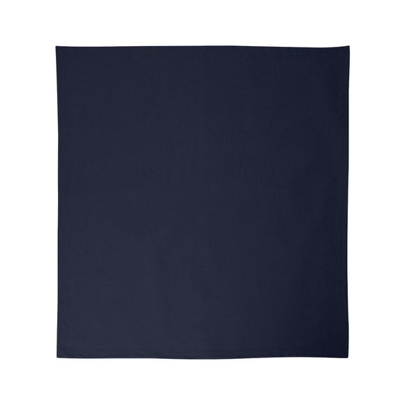 12900 Gildan DryBlend® Fleece Stadium Blanket Navy