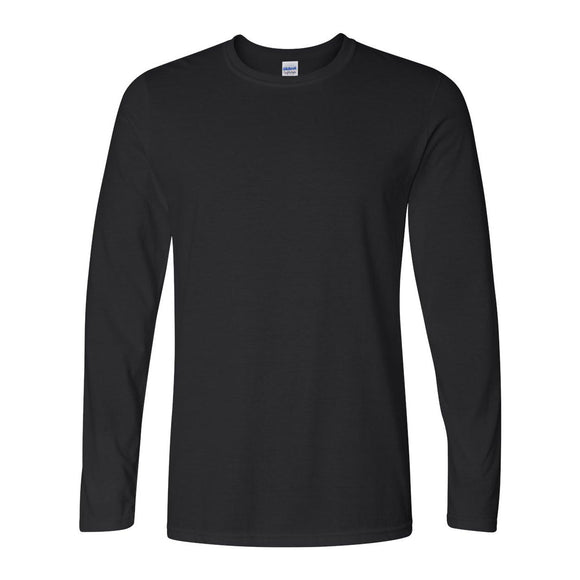 64400 Gildan Softstyle® Long Sleeve T-Shirt Black