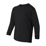 5400B Gildan Heavy Cotton™ Youth Long Sleeve T-Shirt Black