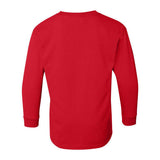 5400B Gildan Heavy Cotton™ Youth Long Sleeve T-Shirt Red