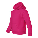 18500B Gildan Heavy Blend™ Youth Hooded Sweatshirt Heliconia