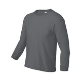 2400B Gildan Ultra Cotton® Youth Long Sleeve T-Shirt Charcoal