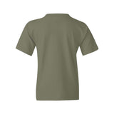 5000B Gildan Heavy Cotton™ Youth T-Shirt Military Green