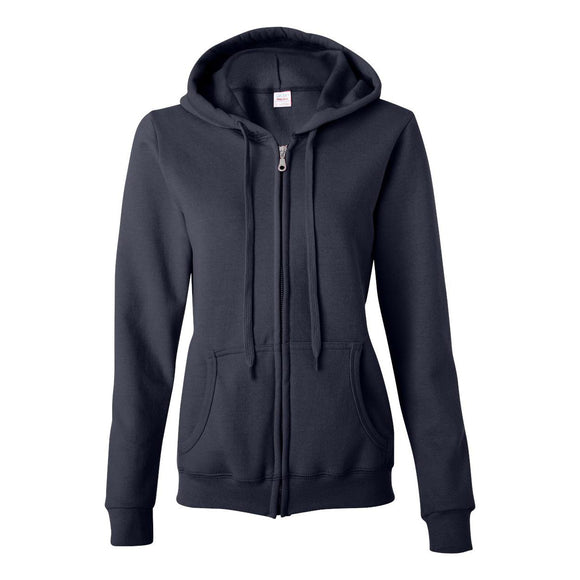 18600FL Gildan Heavy Blend™ Women’s Full-Zip Hooded Sweatshirt Navy