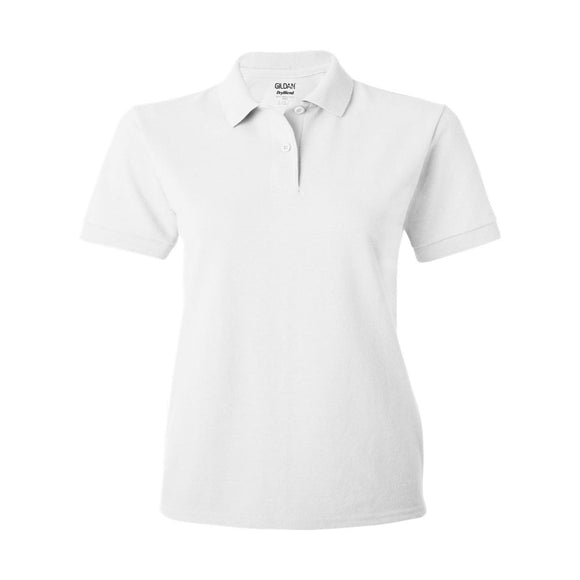 94800L Gildan DryBlend® Women's Piqué Polo White