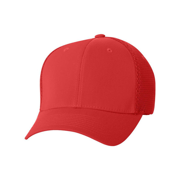 6533 Flexfit Ultrafiber Mesh Cap Red
