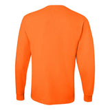29LSR JERZEES Dri-Power® Long Sleeve 50/50 T-Shirt Safety Orange